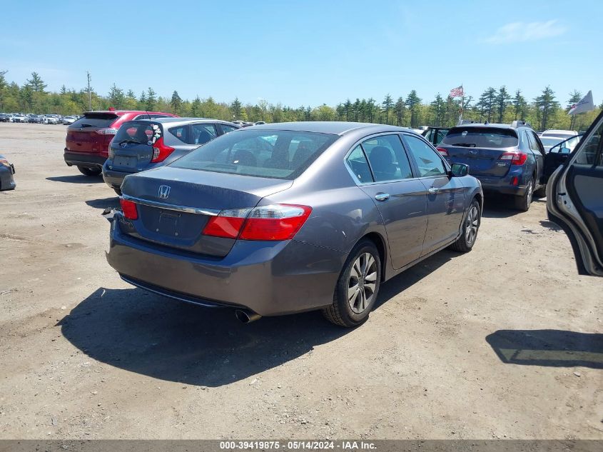 2014 Honda Accord Lx VIN: 1HGCR2E39EA105902 Lot: 39419875