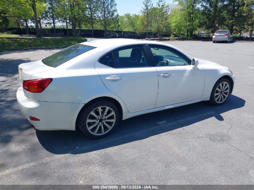 2008 Lexus Is 250 VIN: JTHCK262585019734 Lot: 39419898