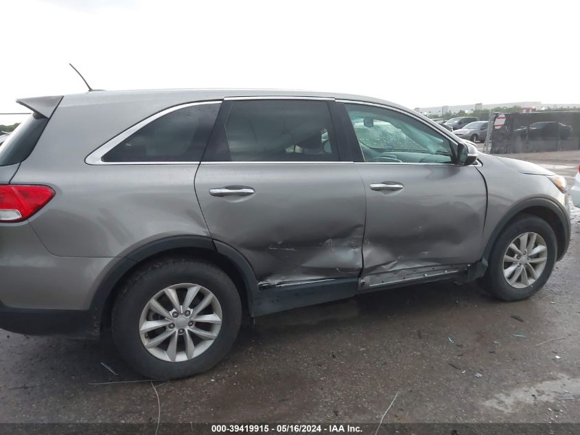 2017 Kia Sorento 2.4L L VIN: 5XYPG4A38HG221510 Lot: 39419915