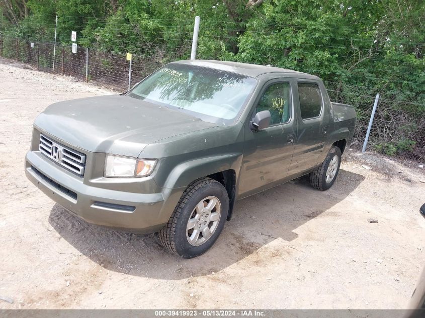 2006 Honda Ridgeline Rtl VIN: 2HJYK16556H512942 Lot: 39419923