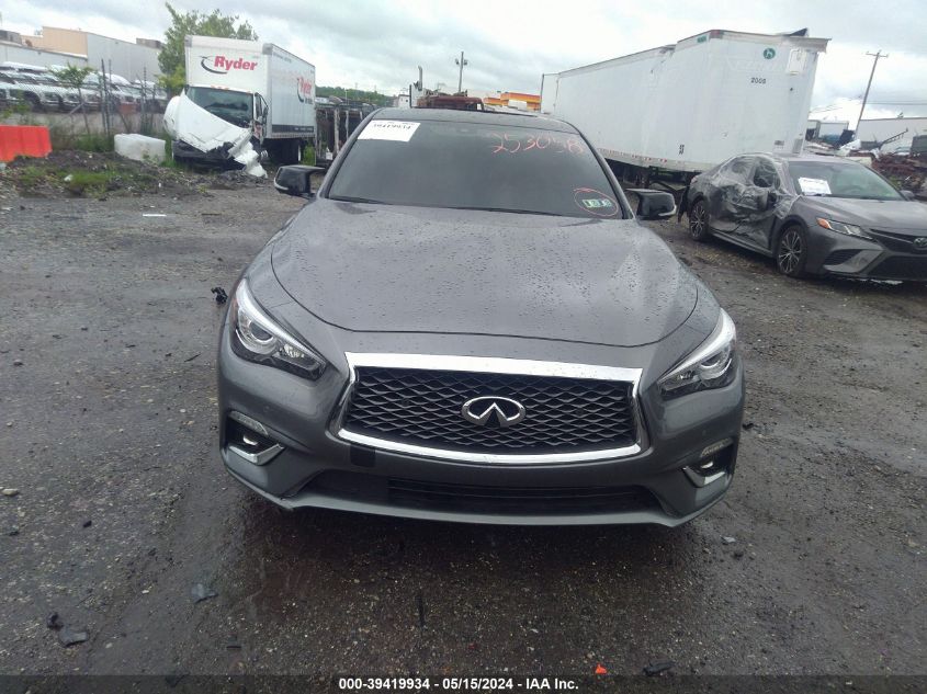 2020 Infiniti Q50 Luxe Awd VIN: JN1EV7AR4LM253058 Lot: 39419934