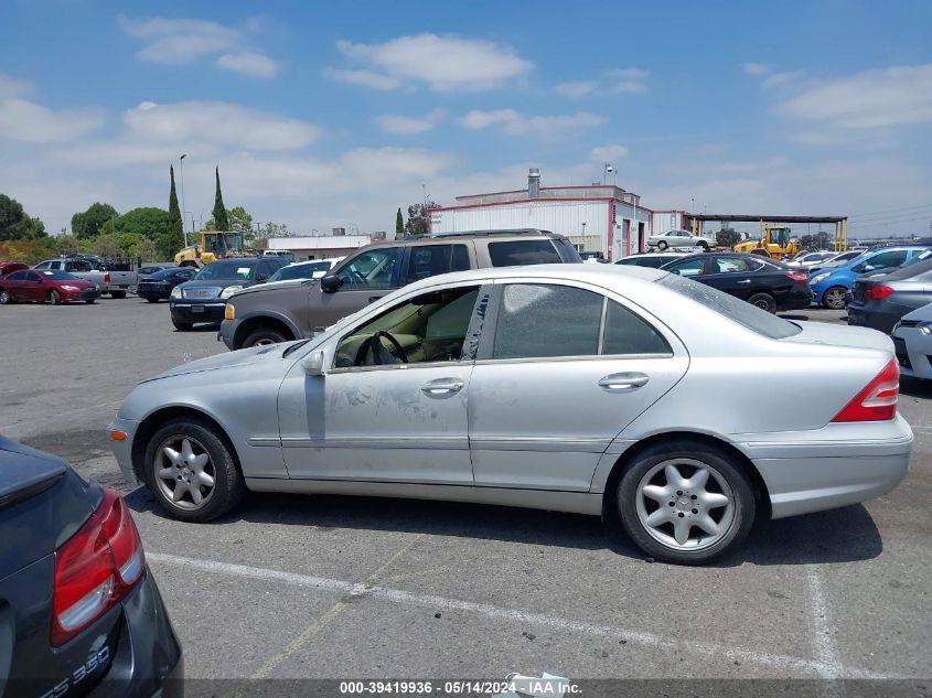 2003 Mercedes-Benz C 240 VIN: WDBRF61J13F371023 Lot: 39419936