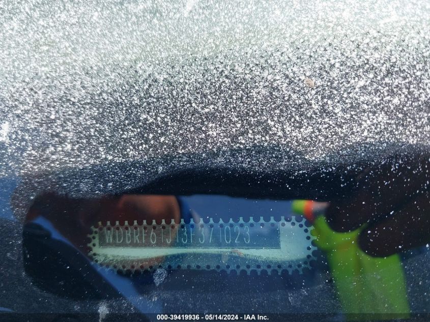 2003 Mercedes-Benz C 240 VIN: WDBRF61J13F371023 Lot: 39419936