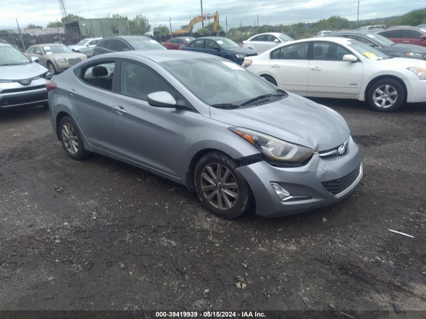 2016 Hyundai Elantra Se VIN: 5NPDH4AE6GH697599 Lot: 39419939