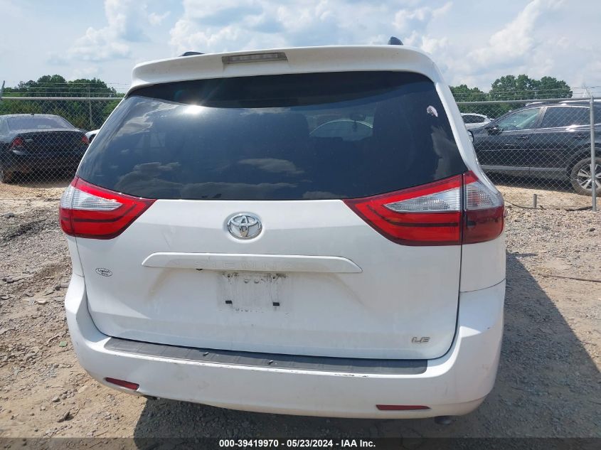 2015 Toyota Sienna Le 8 Passenger VIN: 5TDKK3DC9FS654297 Lot: 39419970