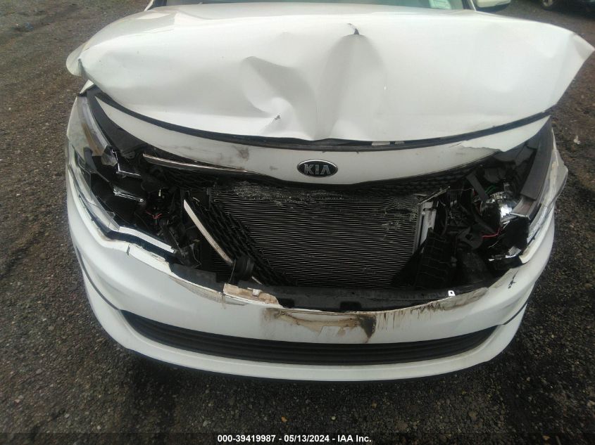 2016 Kia Optima Lx VIN: 5XXGT4L31GG070621 Lot: 39419987