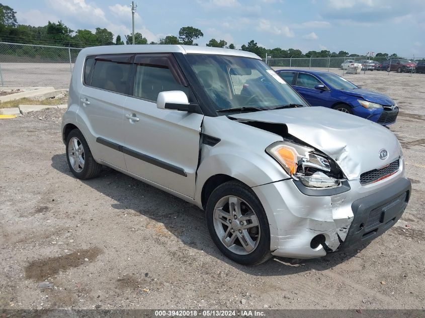 2011 Kia Soul + VIN: KNDJT2A27B7262132 Lot: 39420018