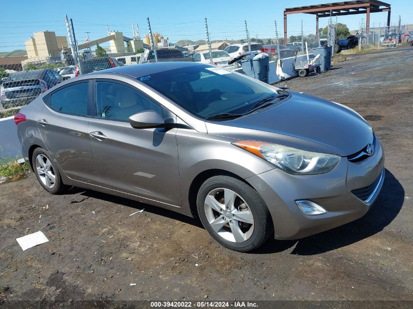 2013 Hyundai Elantra Gls VIN: 5NPDH4AE9DH167610 Lot: 39420022