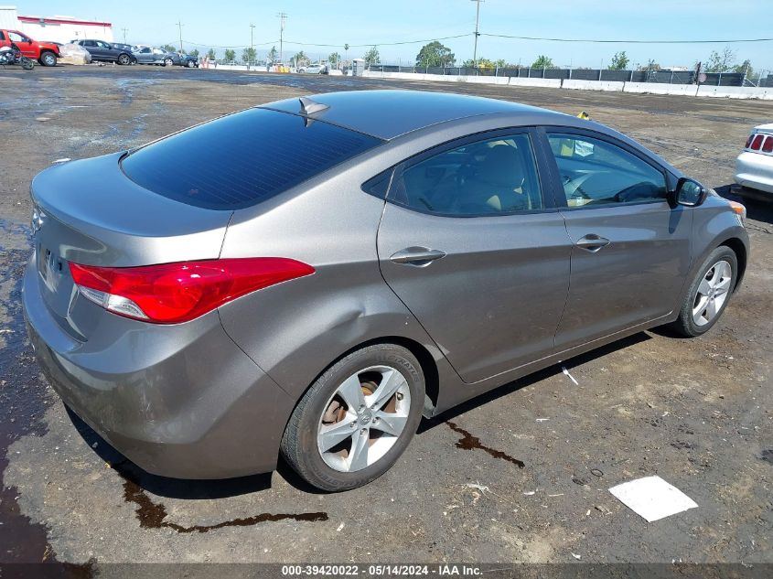 2013 Hyundai Elantra Gls VIN: 5NPDH4AE9DH167610 Lot: 39420022