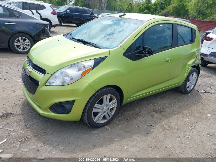 2013 Chevrolet Spark 1Lt Auto VIN: KL8CD6S9XDC575011 Lot: 39420026