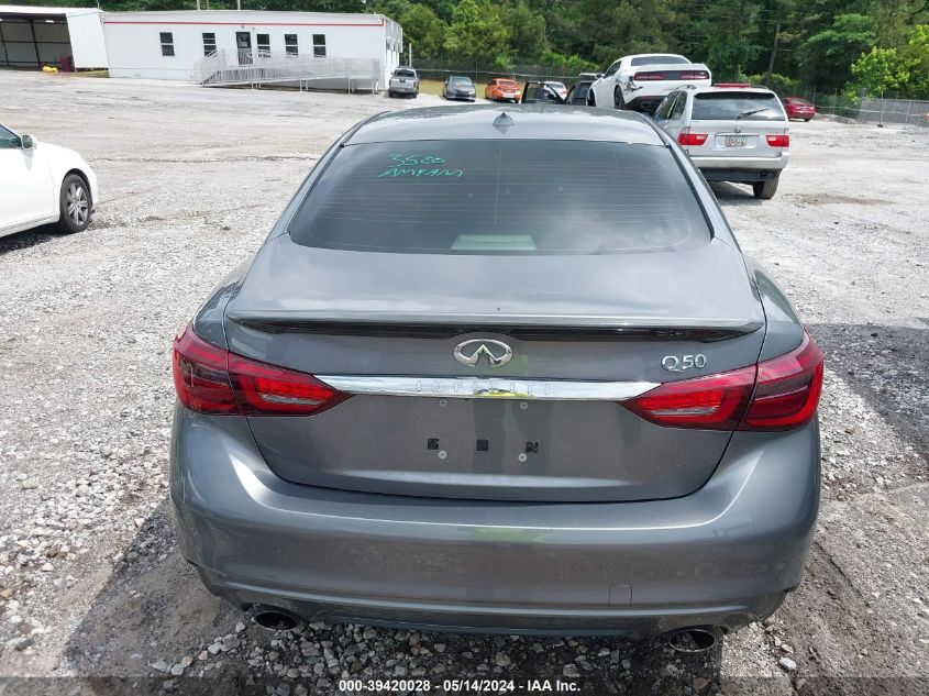 2019 Infiniti Q50 3.0T Luxe VIN: JN1EV7AP3KM512569 Lot: 39420028