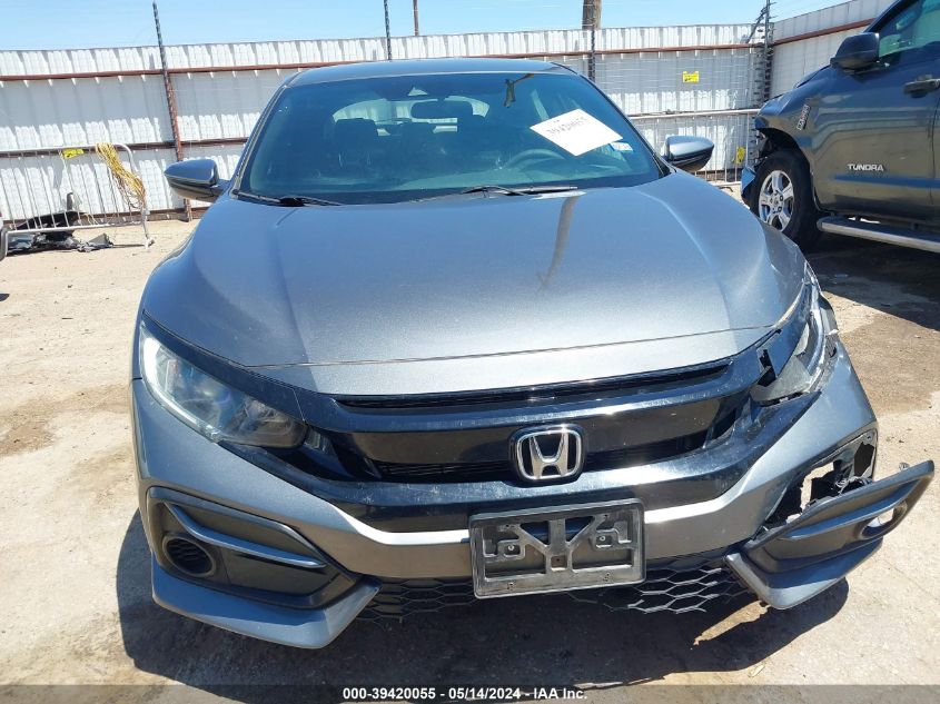 2020 Honda Civic Lx VIN: SHHFK7H33LU205537 Lot: 39420055