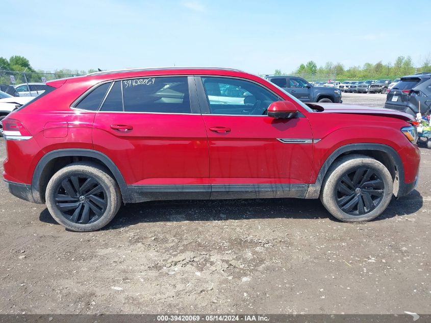 2022 Volkswagen Atlas Cross Sport 3.6L V6 Se W/Technology VIN: 1V2HE2CA9NC220603 Lot: 39420069