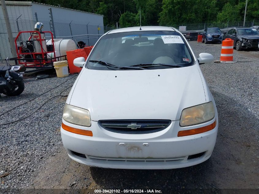 2005 Chevrolet Aveo Ls VIN: KL1TD52685B309699 Lot: 39420102