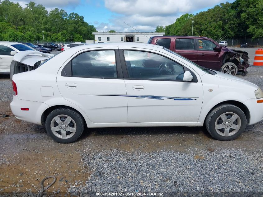 2005 Chevrolet Aveo Ls VIN: KL1TD52685B309699 Lot: 39420102