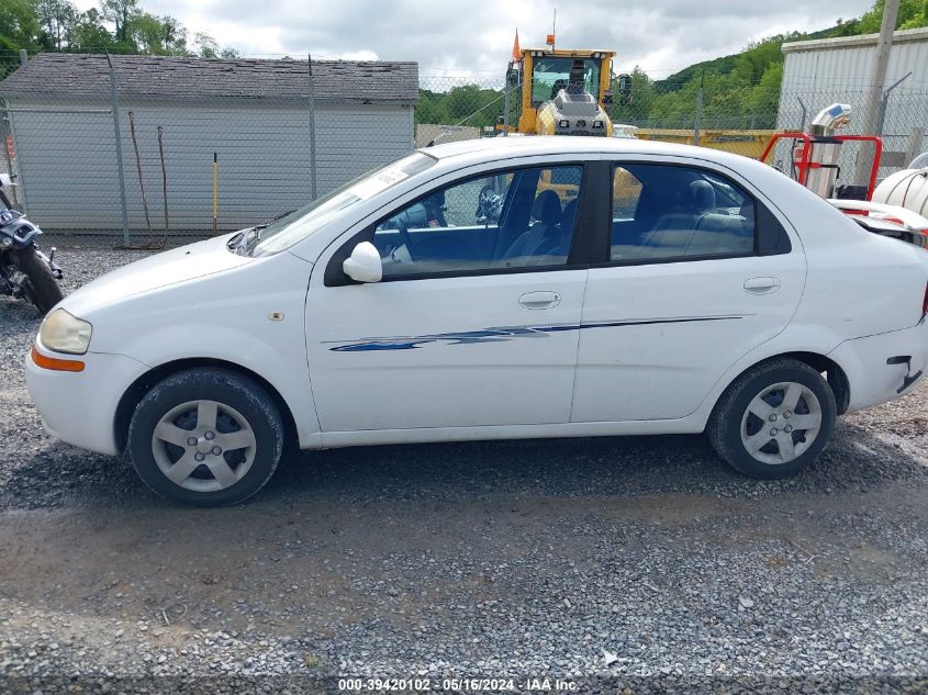 2005 Chevrolet Aveo Ls VIN: KL1TD52685B309699 Lot: 39420102