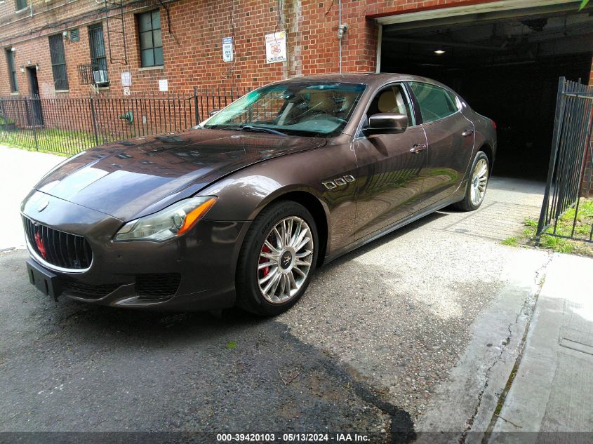 2014 Maserati Quattroporte VIN: ZAM56RRA7E1076705 Lot: 39420103