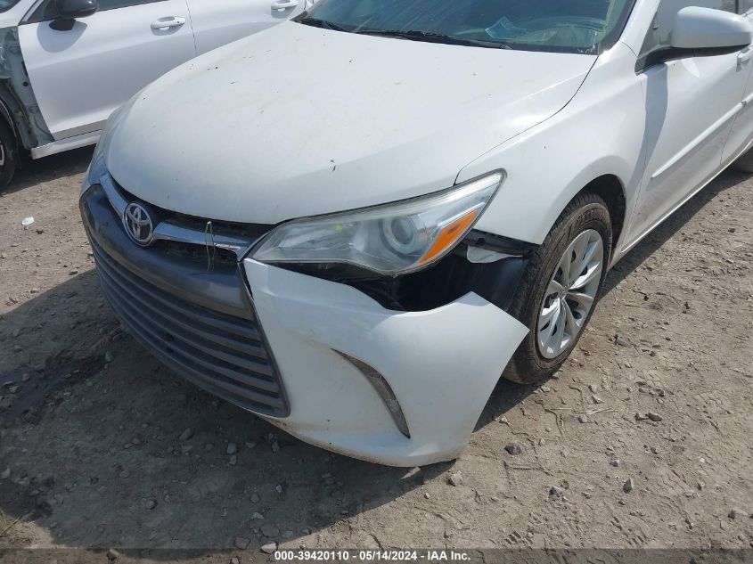 2016 Toyota Camry Le VIN: 4T4BF1FK6GR531410 Lot: 39420110