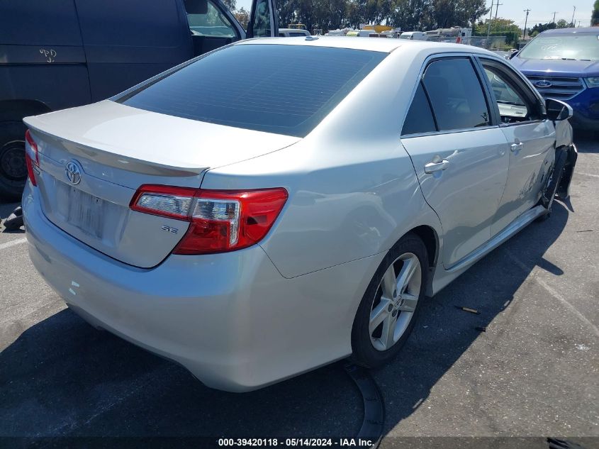 2012 Toyota Camry Se VIN: 4T1BF1FK7CU074420 Lot: 39420118