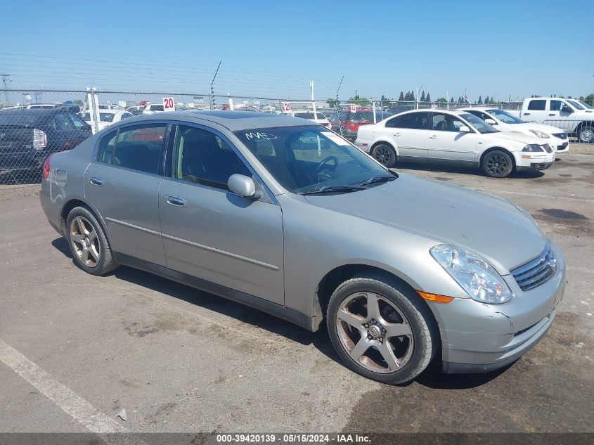 2003 Infiniti G35 Luxury Leather VIN: JNKCV51E33M311018 Lot: 39420139