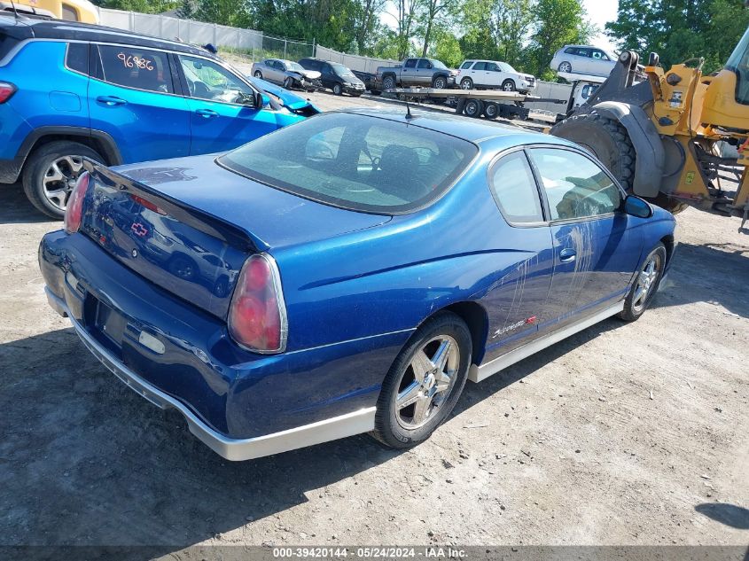 2005 Chevrolet Monte Carlo Supercharged Ss VIN: 2G1WZ151059310887 Lot: 39420144