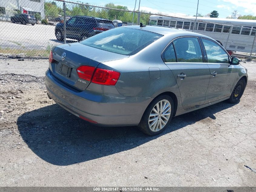 2011 Volkswagen Jetta 2.5L Sel VIN: 3VWLZ7AJ1BM351550 Lot: 39420147