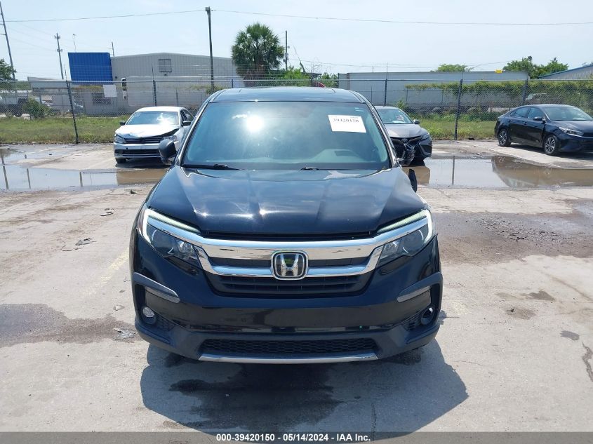 2019 Honda Pilot Exl VIN: 5FNYF5H55KB031876 Lot: 39420150