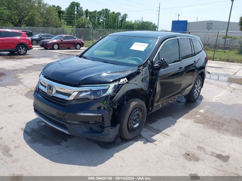 2019 Honda Pilot Exl VIN: 5FNYF5H55KB031876 Lot: 39420150