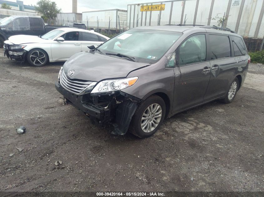 2017 Toyota Sienna Xle 8 Passenger VIN: 5TDYZ3DCXHS794609 Lot: 39420164