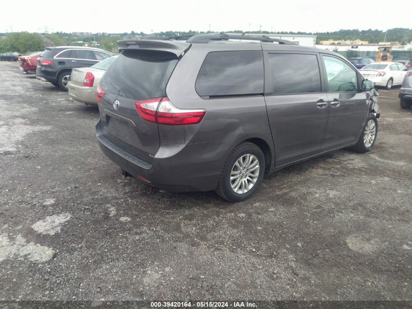 2017 Toyota Sienna Xle 8 Passenger VIN: 5TDYZ3DCXHS794609 Lot: 39420164