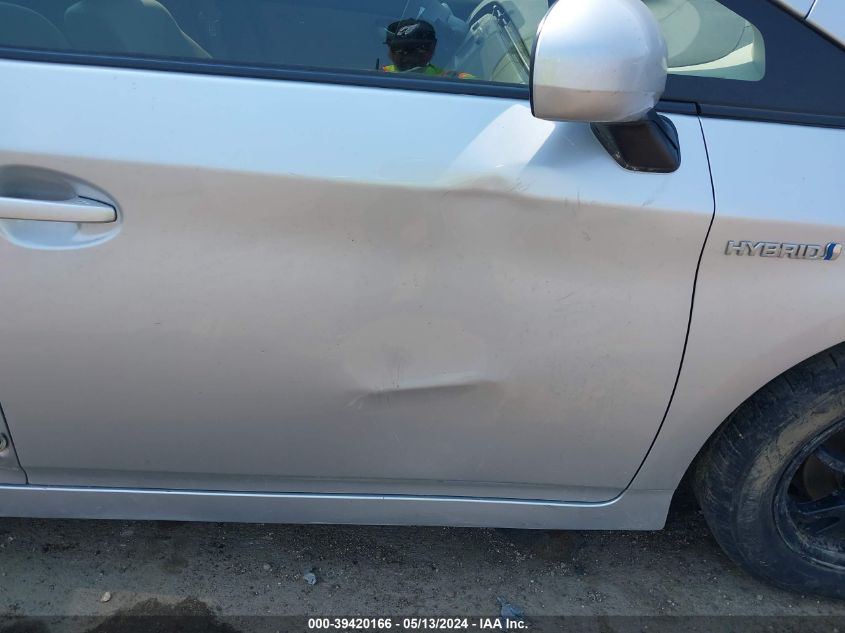 2013 Toyota Prius Three VIN: JTDKN3DU6D1631277 Lot: 39420166