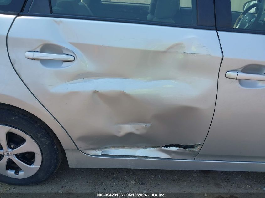 2013 Toyota Prius Three VIN: JTDKN3DU6D1631277 Lot: 39420166