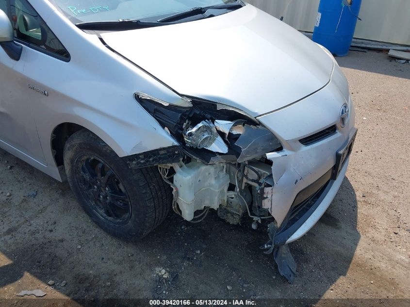 2013 Toyota Prius Three VIN: JTDKN3DU6D1631277 Lot: 39420166