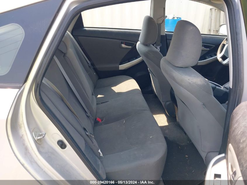 2013 Toyota Prius Three VIN: JTDKN3DU6D1631277 Lot: 39420166