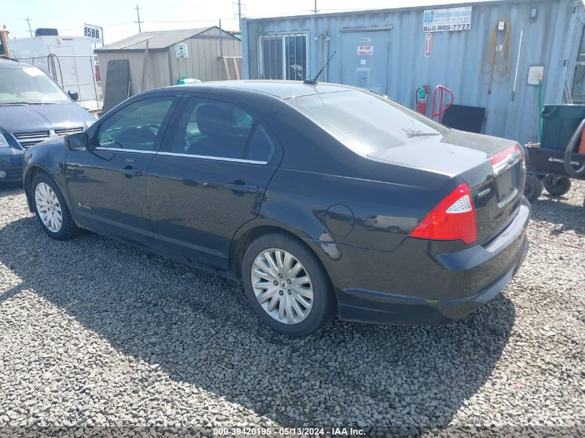 2010 Ford Fusion Hybrid VIN: 3FADP0L3XAR406832 Lot: 39420195