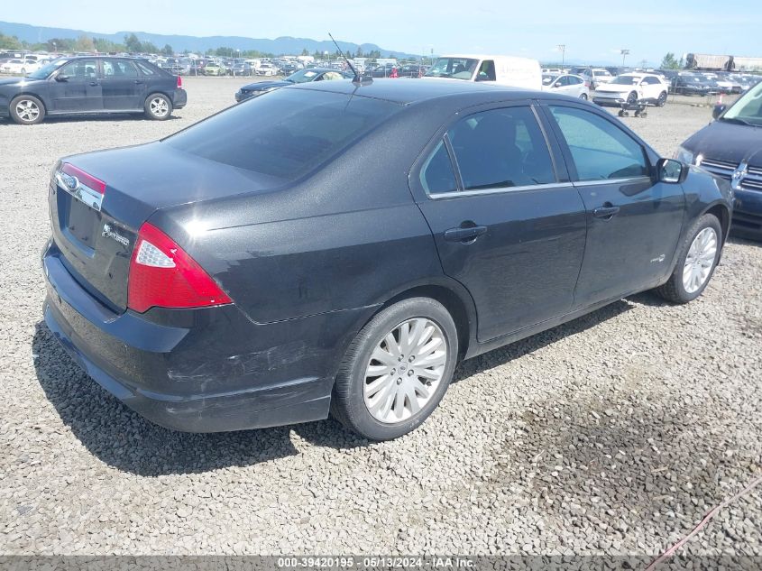 2010 Ford Fusion Hybrid VIN: 3FADP0L3XAR406832 Lot: 39420195