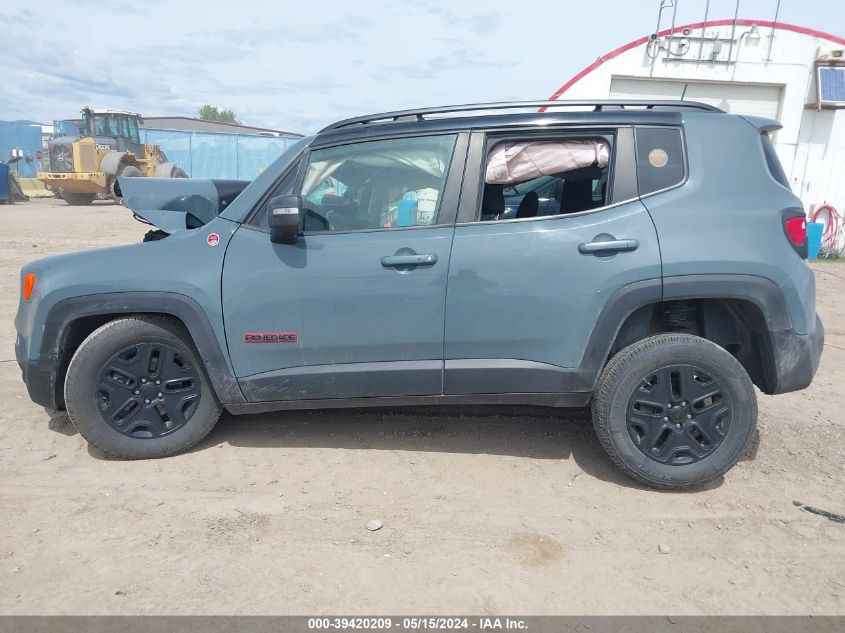 2018 Jeep Renegade Trailhawk 4X4 VIN: ZACCJBCB3JPH23940 Lot: 39420209