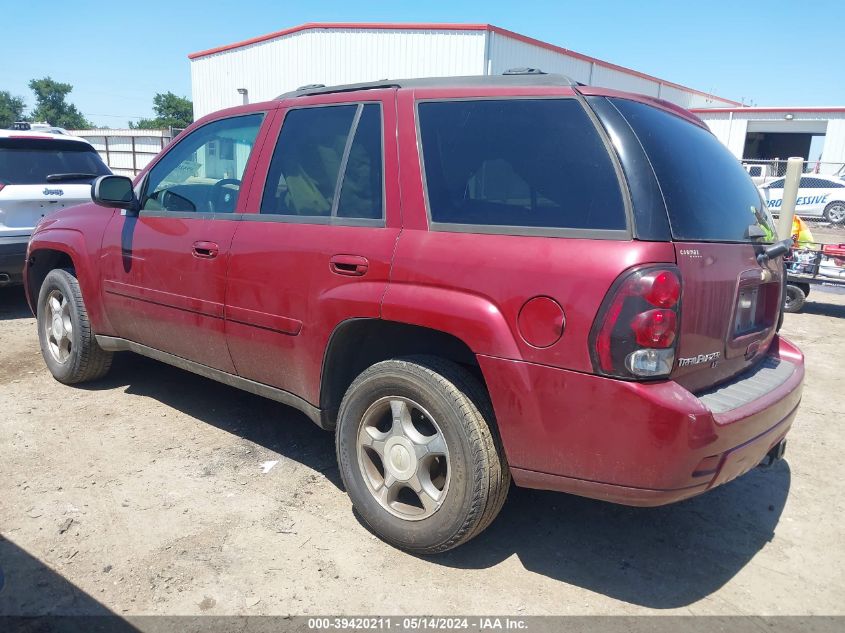 2009 Chevrolet Trailblazer Lt VIN: 1GNDS33SX92106605 Lot: 39420211