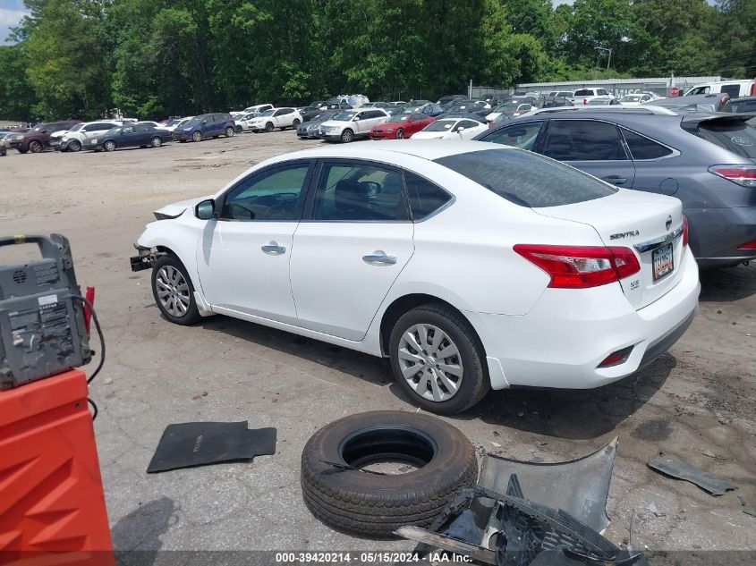 2017 Nissan Sentra S VIN: 3N1AB7AP1HY219122 Lot: 39420214