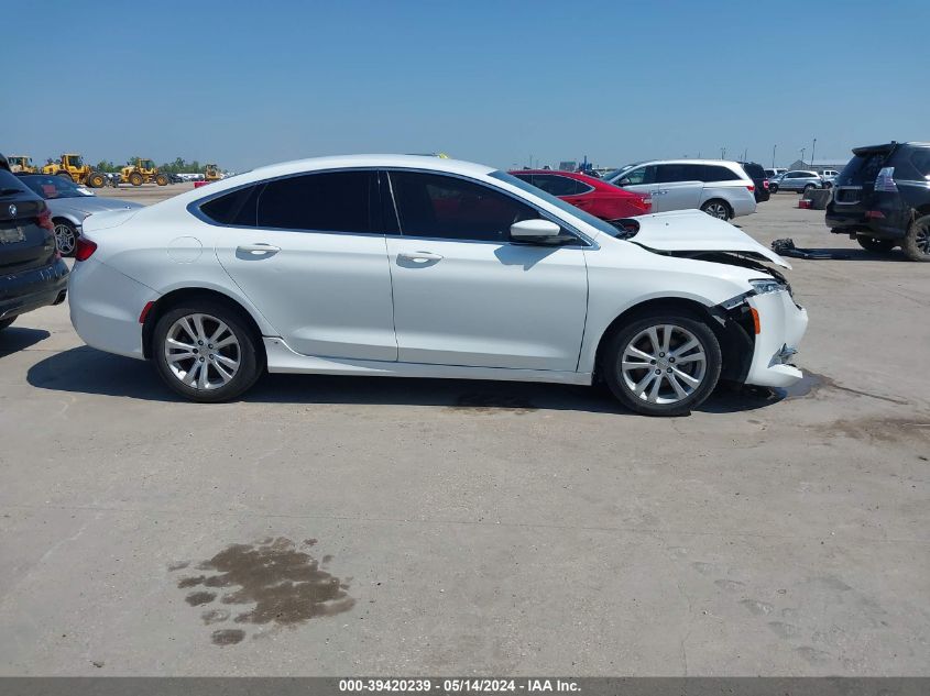 2015 Chrysler 200 Limited VIN: 1C3CCCAB9FN633277 Lot: 39420239