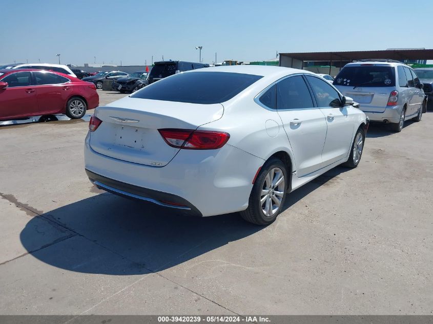 2015 Chrysler 200 Limited VIN: 1C3CCCAB9FN633277 Lot: 39420239