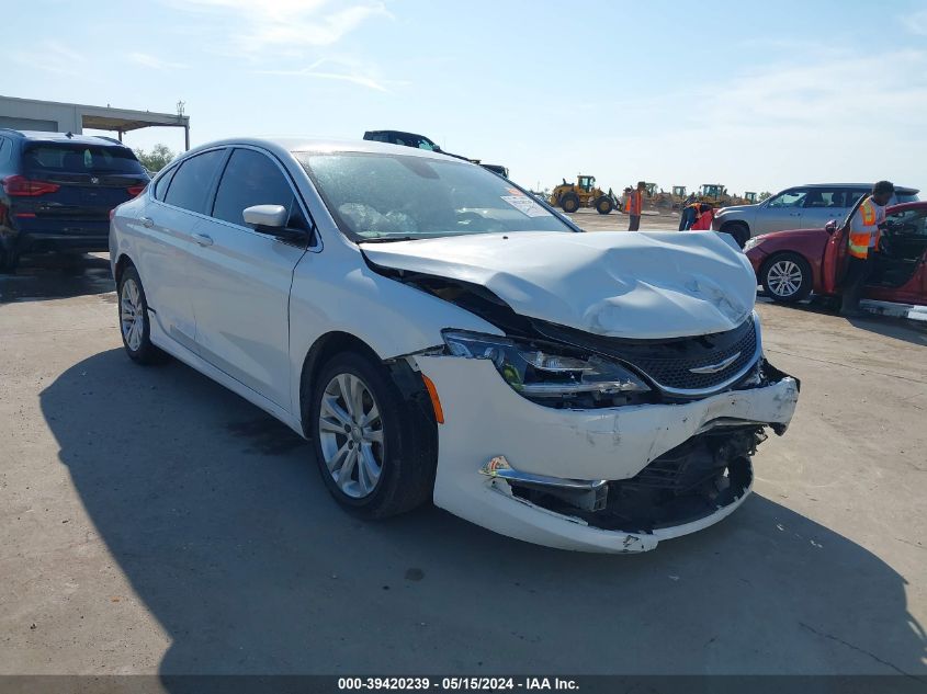 2015 Chrysler 200 Limited VIN: 1C3CCCAB9FN633277 Lot: 39420239