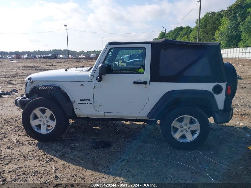 2016 Jeep Wrangler Sport VIN: 1C4AJWAG2GL117135 Lot: 39420244