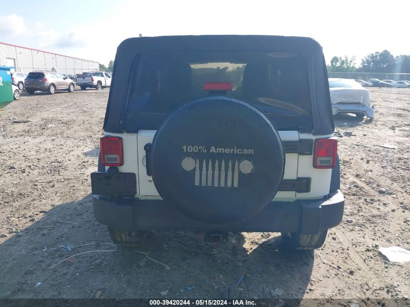2016 Jeep Wrangler Sport VIN: 1C4AJWAG2GL117135 Lot: 39420244