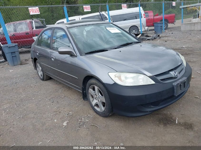 2004 Honda Civic Ex VIN: 2HGES26794H534052 Lot: 39420262