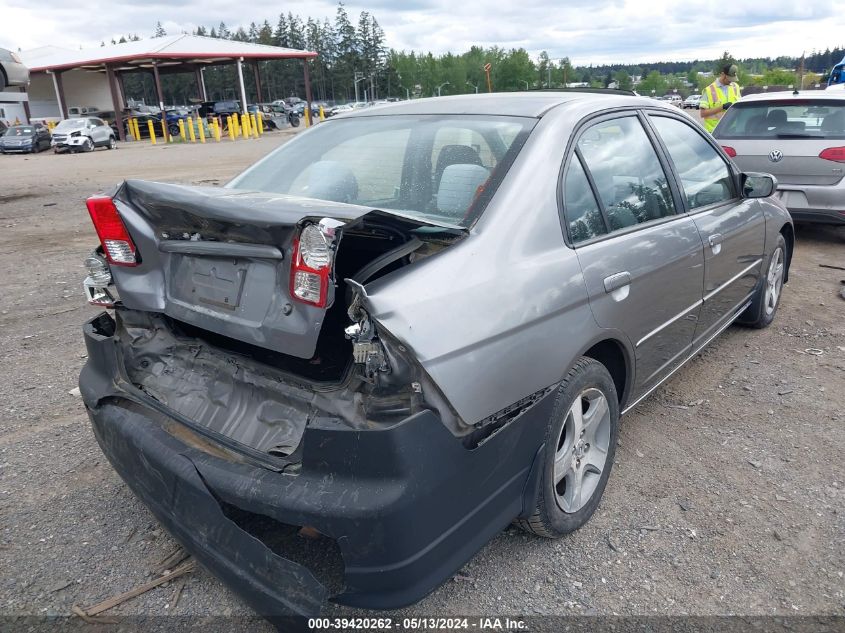 2004 Honda Civic Ex VIN: 2HGES26794H534052 Lot: 39420262