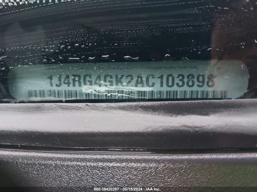 2010 Jeep Commander Sport VIN: 1J4RG4GK2AC103898 Lot: 39420267