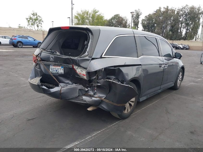 2016 Honda Odyssey Se VIN: 5FNRL5H3XGB160683 Lot: 39420272