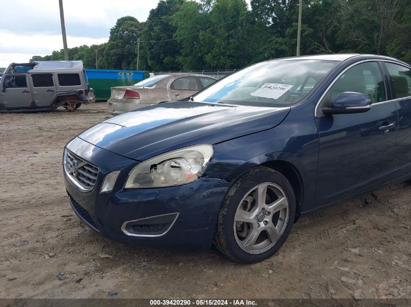 2013 Volvo S60 T5/T5 Platinum/T5 Premier/T5 Premier Plus VIN: YV1612FH1D2178570 Lot: 39420290