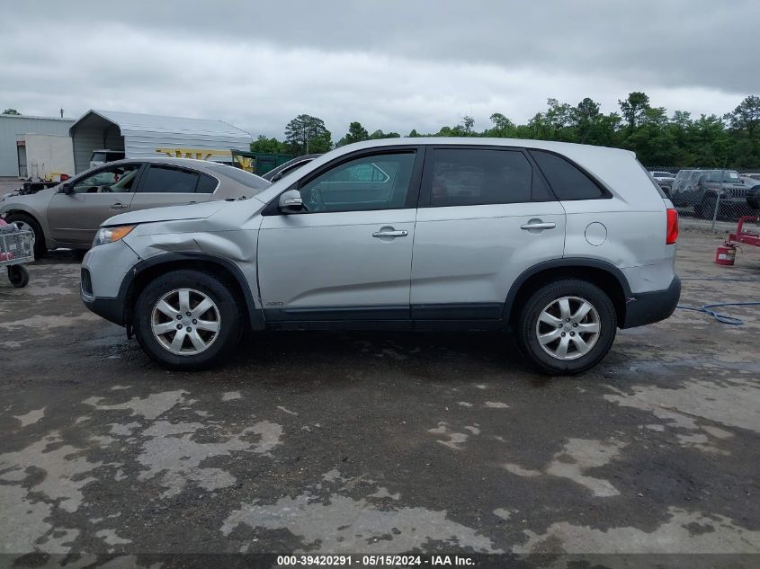 2013 Kia Sorento Lx VIN: 5XYKTCA65DG409518 Lot: 39420291